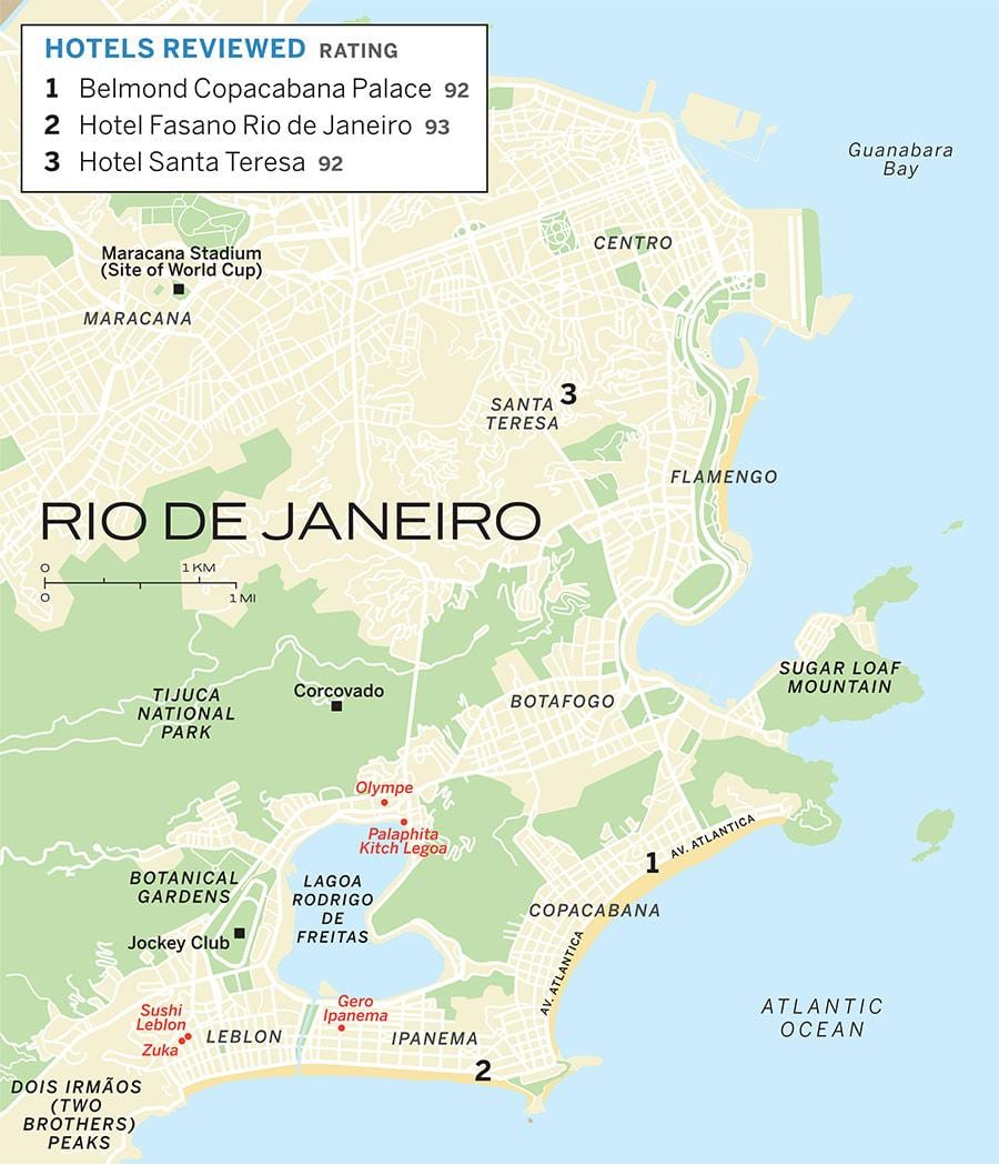 Rio de haneiro viesnīcas