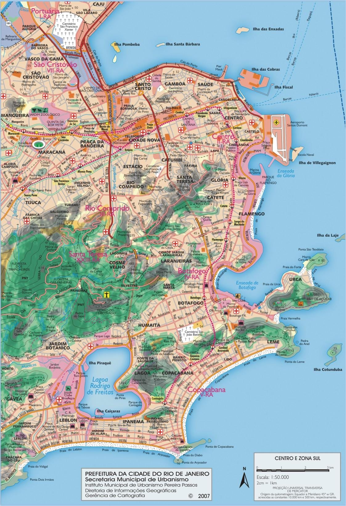 karte Rio de Janeiro