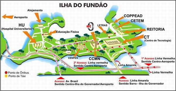 Rio de Janeiro skolu kartē